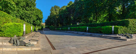 Kyiv, Ukraine 07.11. Park of Eternal Glory in Kyiv, Ukraine, on a sunny summer morningのeditorial素材