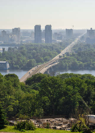 Kyiv, Ukraine 07.11. Park of Eternal Glory in Kyiv, Ukraine, on a sunny summer morningのeditorial素材