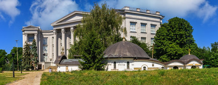 Kyiv, Ukraine 07.11. Church of St. Nicholas of Myra near the Kiev Detinets, Ukraine, on a sunny...
