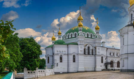 Kyiv, Ukraine 07.11. Kyivo-Pecherska Lavra and Monastery of the caves in Kyiv, Ukraine, on a sunny summer dayのeditorial素材