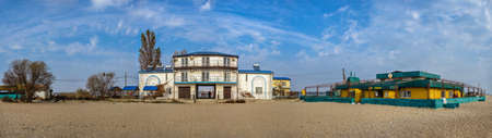 10/29/2020. Sergeevka resort in Odessa region, Ukraine, on a sunny autumn morningのeditorial素材