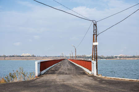 10/29/2020. Sergeevka resort in Odessa region, Ukraine, on a sunny autumn morningのeditorial素材