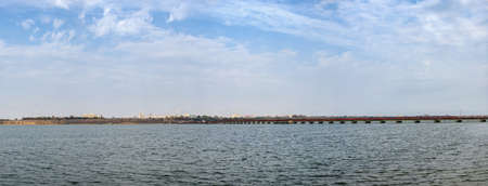 10/29/2020. Sergeevka resort in Odessa region, Ukraine, on a sunny autumn morningのeditorial素材