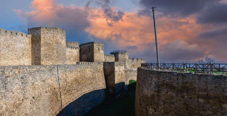 04.24.2021. Bilhorod-Dnistrovskyi or Akkerman fortress, Odessa region, Ukraine, on a sunny spring...
