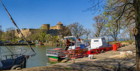 04.24.2021. Bilhorod-Dnistrovskyi or Akkerman fortress, Odessa region, Ukraine, on a sunny spring morningのeditorial素材