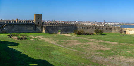 04.24.2021. Bilhorod-Dnistrovskyi or Akkerman fortress, Odessa region, Ukraine, on a sunny spring...