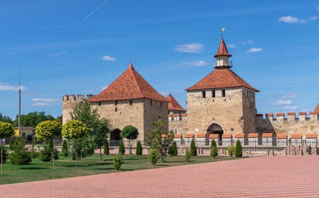 Bender, Moldova 06.09.2021. the Tighina Fortress in Bender, Transnistria or Moldova, on a sunny summer dayのeditorial素材