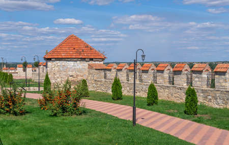Bender, Moldova 06.09.2021. Fortress walls and towers of the Tighina Fortress in Bender,...