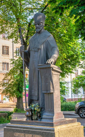 Ternopil, Ukraine 06.07.2021. Church of the Immaculate Conception of the Blessed Virgin Mary in Ternopol, Ukraine, on a summer morningのeditorial素材