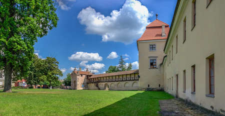Zhovkva, Ukraine 07/08/2021. Zhovkva Castle in Lviv region of Ukraine on a sunny summer dayのeditorial素材