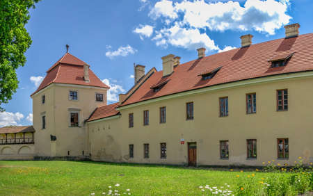 Zhovkva, Ukraine 07/08/2021. Zhovkva Castle in Lviv region of Ukraine on a sunny summer dayのeditorial素材
