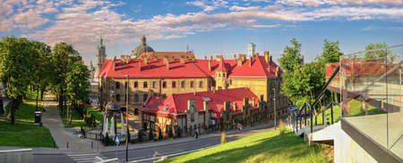 Lviv, Ukraine 07.07.2021. The state emergency service of Ukraine, Lviv, on a sunny summer dayのeditorial素材
