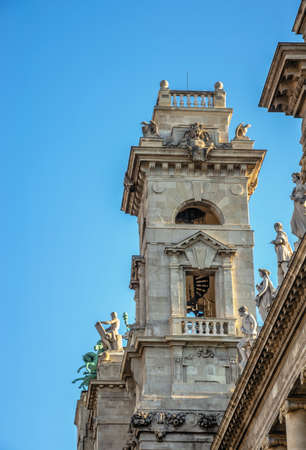 Budapest, Hungary 08/18/2021. Ethnographical museum in Budapest, Hungary, on a summer morningのeditorial素材