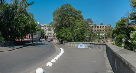Odessa, Ukraine 25.07.2023. Historical building of the House of Scientists, the estate of Count...