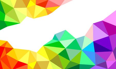Colorful Polygonal Mosaic Background, Creative Design Templatesのイラスト素材