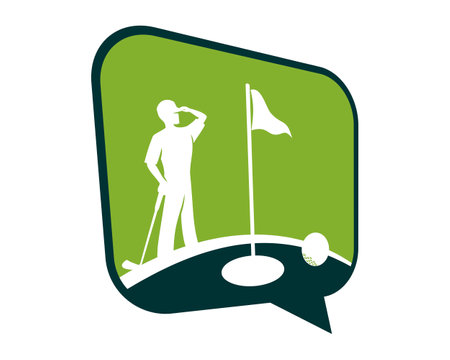 golf club design, vector illustration eps10 graphicのイラスト素材
