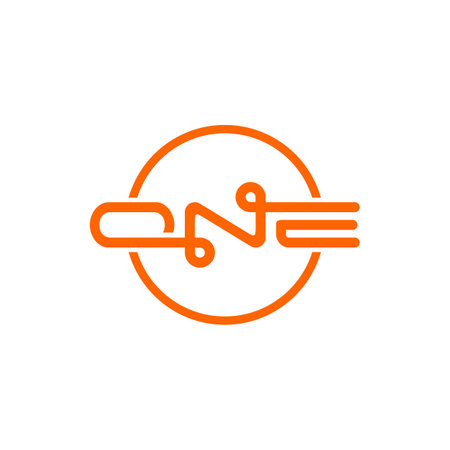 one Vector illustration, flat design. Link single icon. Link single iconのイラスト素材