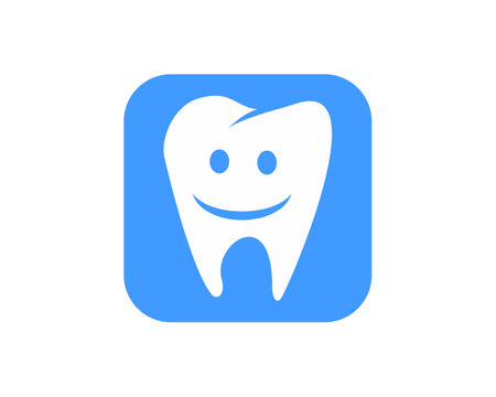 Tooth icon. Dentistry symbol. Flat design style eps 10のイラスト素材