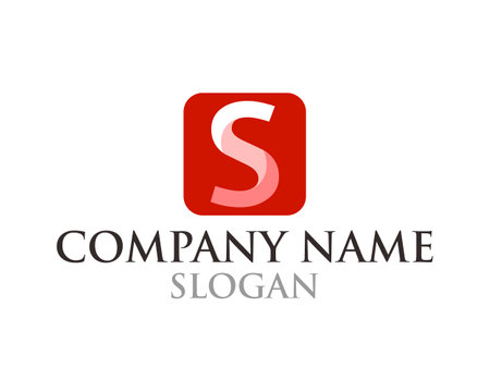 S letter logo and symbol vector design. Letter S logo and symbolのイラスト素材
