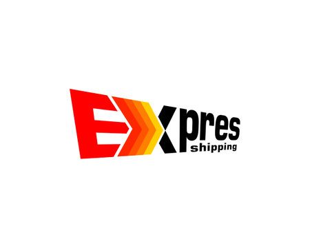 Initial Letter Express Logo Design Vector Template. Abstract Letter EK Linked Logoのイラスト素材