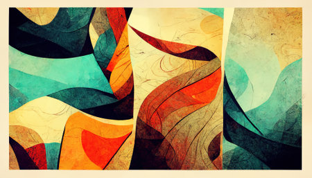 Abstract Poly Printable Paint Retro Vintage Backgroundsの写真素材