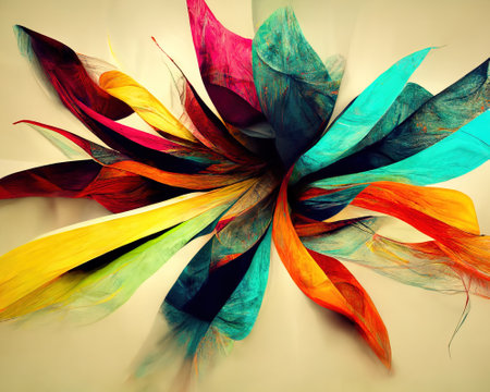 Vibrant Pink Neon Green Multicolor Splashes Backgroundの写真素材