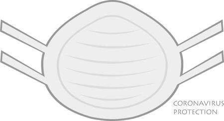 Vector illustration of protection against coronavirusのイラスト素材