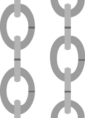 Vector illustration of emoticon of chains