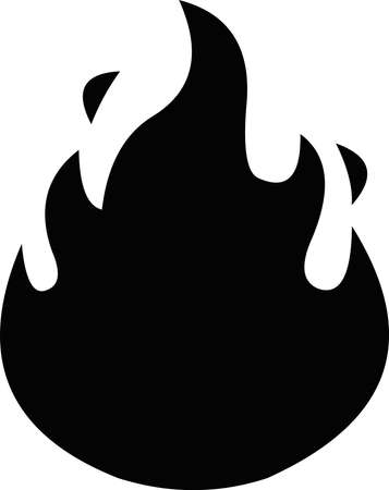 Vector illustration of fire symbolのイラスト素材
