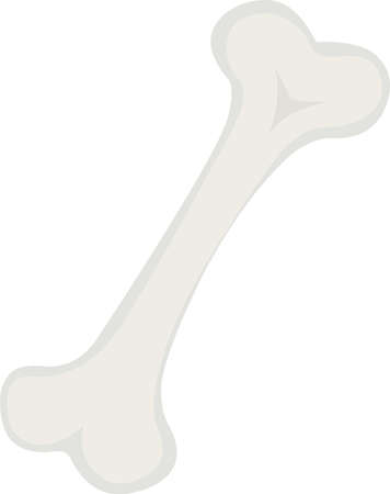 Vector illustration of emoticon of a boneのイラスト素材