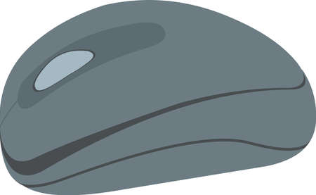 Vector hardward illustration of a computer mouseのイラスト素材