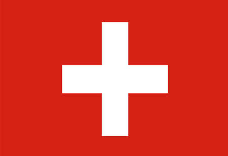 Vector illustration of the flag of Switzerlandのイラスト素材