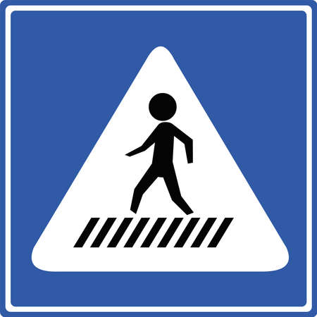 Vector illustration of crosswalk traffic signのイラスト素材