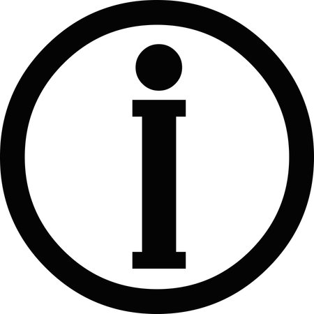 vector illustration of information iconのイラスト素材