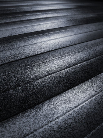 Stainless steel shutter #3の写真素材