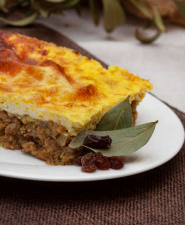 Traditional South African dish, bebotieの写真素材