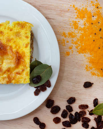 Traditional South African dish, bebotieの写真素材