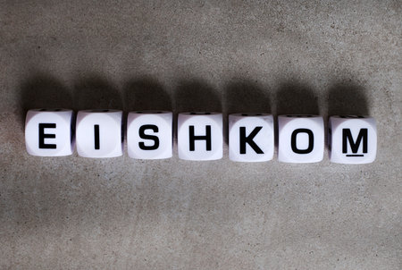 South African power utility Eskom or Eishkom. Word play on the name as residents deal with daily...