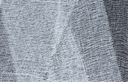 texture of medical bandage on a dark backgroundの写真素材