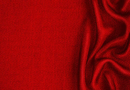 synthetic fabric dark red background