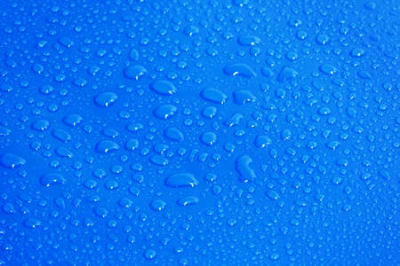 water drops on a color background