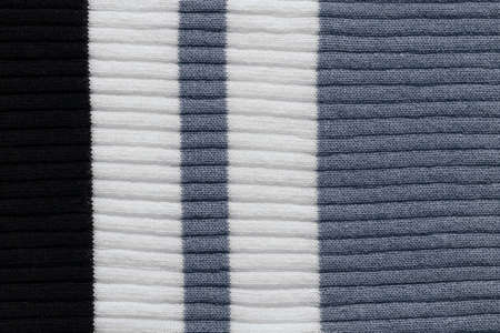 knitted striped fabric, texture