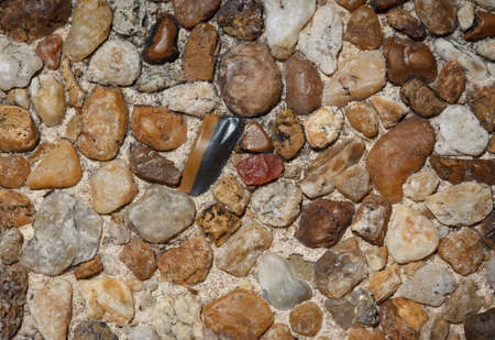 small stones pebbles texture for backgroundの写真素材