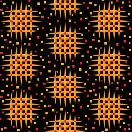 seamless vector bright and motley  patternのイラスト素材