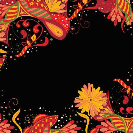Bright rainbow background with a place for text, for invitation and  greeting cardのイラスト素材
