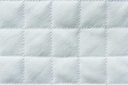 Quilted light cotton fabric, textureの写真素材