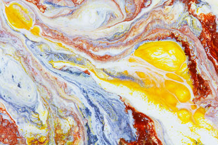 Abstract background of a mix color paintsの写真素材