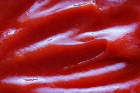 tomato ketchup texture background, macroの写真素材