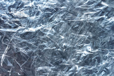 transparent plastic bag texture, as background