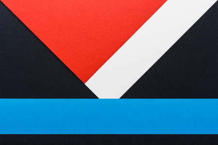 bright geometric background of color paperの写真素材